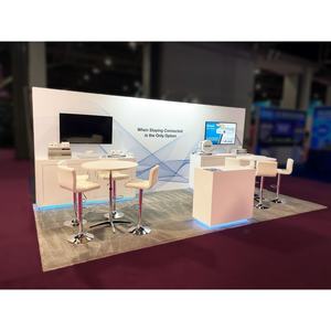 Sistema de Stand Portátil Plegable YOBOCS para Ferias Comerciales, No Requiere <span class=keywords><strong>Herramientas</strong></span>, Fácil Montaje, Resistente y Retardante de Llama - Product Image 3