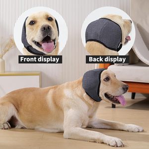 Cache-oreilles apaisants pour chiens Quiet Ears – Couvre-oreilles anti-bruit réglables pour soulager l'anxiété sonore – Modèle uni pour Halloween et l'hiver - Product Image 3