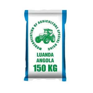 50kg bopp laminated plastic custom printed raffia pp woven rice bags