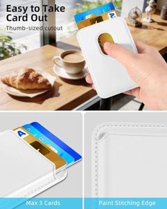 High Quality Wholesale Custom Logo PU Leather Magsafe Magnetic <b>Card</b> <b>Holder</b> <b>Wallet</b> Phone <b>for</b> Travel and Automotive Industries - Product Image 3