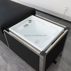 Multifunktion ales <span class=keywords><strong>Massage</strong></span> Shampoo Stuhl Kopf Spa Shampoo Bett mit Wassertank Benutzer definierte Wasser zirkulation Haar Shampoo Bett für Salon - Product Image 4