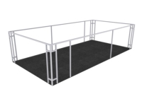 Stand d'exposition modulaire portable robuste et moderne, nouvelle conception, pour salons professionnels et événements, construction rapide, vente en gros