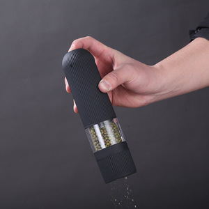 Acrylic Tự Động Điện Có Thể Sạc Lại Trọng Lực Muối Nhà Máy Hạt Tiêu Máy Xay Gia Vị Jar Công Cụ Nhà Bếp Với USB Rech - Product Image 2