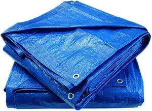 Bâche imperméable Double bâche verte épaisse housse de protection polyvalente pour abri de <span class=keywords><strong>pluie</strong></span> d'urgence bâche de Camping - Product Image 3