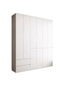 Meubles en bois bon marché d'usine, armoire blanche contemporaine avec tiroirs, meubles de rangement durables pour la chambre à coucher - Product Image 1