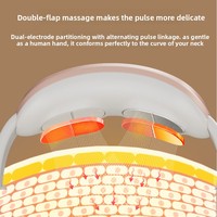 Masseur de cou Bluetooth en gros, appareil de massage EMS TENS vibrant pour le cou et les épaules, dispositif de soulagement portable pour la récupération
