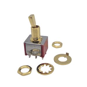 3 रास्ता पर गिटार के लिए 6 पिन मिनी सोने पर टॉगल स्विच पर - Product Image 5