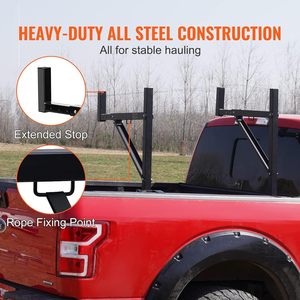 Reynol Camion Rack 19-34 pouces Extensible Camion Échelle Rack <span class=keywords><strong>pour</strong></span> Heavy Duty Camion Lit Rack <span class=keywords><strong>pour</strong></span> Kayak <span class=keywords><strong>pour</strong></span> <span class=keywords><strong>Remorque</strong></span> - Product Image 3
