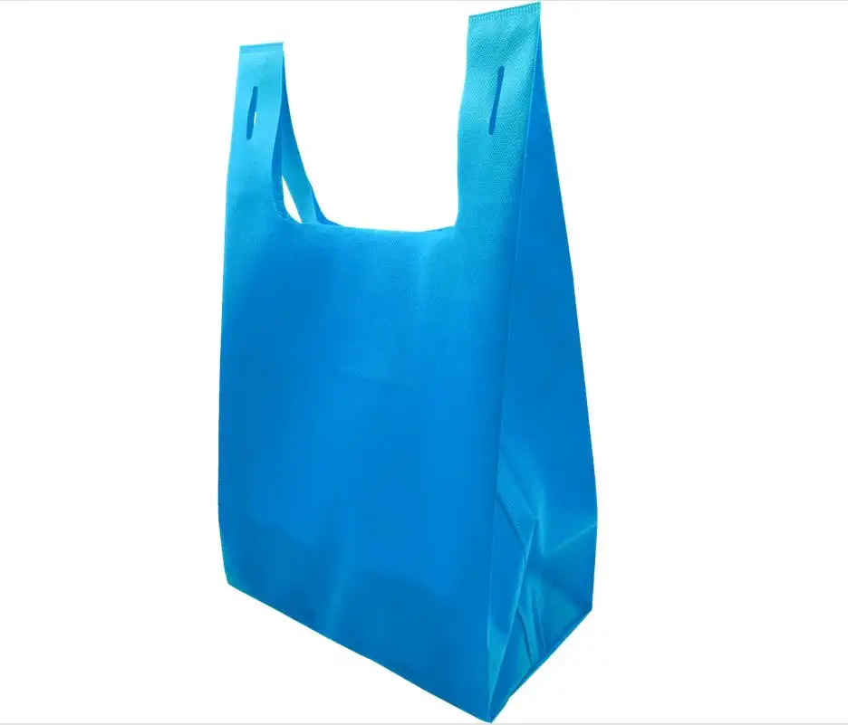 Pack Off 4 Non-Woven Portable Clothes Storage Bag Non-Woven Designer Style Tote Bag W/ Grommets Pp-Non-Woven-Bag