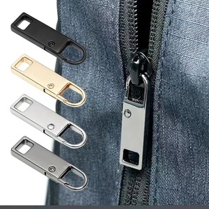 Sacs universels détachables en métal PVC personnalisés réparation accessoire de tirette de remplacement avec boucle pendentif curseurs universels de <span class=keywords><strong>fermeture</strong></span> <span class=keywords><strong>éclair</strong></span> - Product Image 5