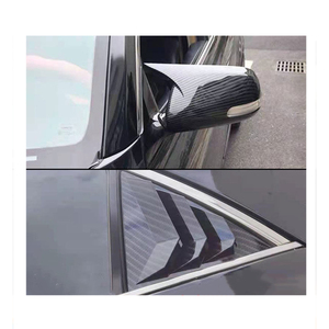 Sợi carbon xe chiếu hậu Bìa cửa sổ màn trập Trims bảo vệ cho TOYOTA Reiz Mark x 2005 2009 2010 2011 2012 2013 2014 2015 Kit - Product Image 1