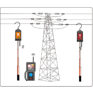 ETCR1560A เครื่องตรวจจับเฟสแรงดันสูงไร้สายแบบมัลติฟังก์ชั่น 200 ม. ตรวจจับ 10V-500kV ความแม่นยำ 1% IP63 - Product Image 3