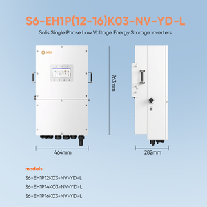 Système de stockage d'énergie hybride solaire hors réseau pour usage domestique, IP66, 12 kW, 14 kW, 16 kW, monophasé 220 V, S6-EH1P(12-16)K03-NV-YD-L Ef - Product Image 5