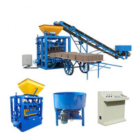Machine de fabrication de blocs hydrauliques diesel, ligne de production de briques en argile, commande PLC - Écologique, approvisionnement direct usine