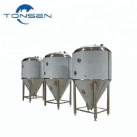 Fermentador Cónico Tonsen 2BBL para Elaboración Casera de Cerveza, Tanque de Acero Inoxidable con Certificación CE, Voltaje y Dimensiones Personalizables