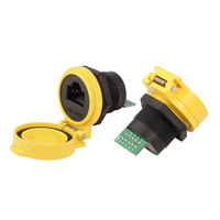 Conector Circular Impermeable de Alta Calidad para Montaje en Panel HD/RJ45/USB/Type-C/Mini USB/Micro USB/Type-B