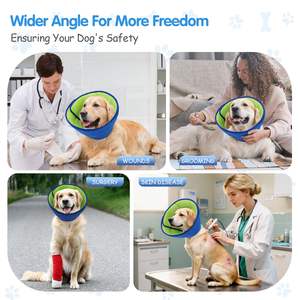 Collar Cónico Transpirable para <span class=keywords><strong>Perros</strong></span> ZMaker, Alternativa al Collar Isabelino, Collar <span class=keywords><strong>de</strong></span> Recuperación Ajustable para Mascotas, Previene la Lengüeta y los Arañazos - Product Image 3