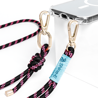 Date De Luxe De Mode Réglable En Nylon Bandoulière Collier Téléphone Sangle Longe Antichoc Universel Smart Mobile Cas 16 + Téléphone