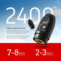 Xnet F2 2400Mah Kernloze Motor Elektrisch Tattoo Pistool 2.0-4.2Mm 7-Level Verstelbare Slag Professionele Draadloze Tattoo Penmachine