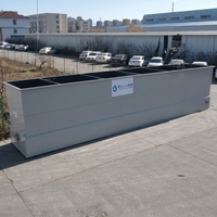 Station d'épuration des eaux usées domestiques 700 m³/jour MBR avec contrôle automatique par PLC pour le recyclage de l'eau communautaire