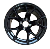 Roues de voiturette de golf en aluminium usiné noir et argent de 14 pouces avec jantes 23x10-14 DOT, pneus tout-terrain pour voiturette de golf