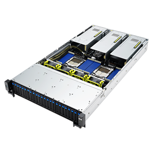 RS720A E12 RS24U แร็ค2U เซิร์ฟเวอร์ Dual AMD epyc 9354โปรเซสเซอร์32คอร์หน่วยความจำ DDR5 24เบย์ Hot Swap NVMe Storage PCIe 5 - Product Image 1