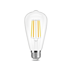 Zigbee Pro ST64 LED bóng đèn E27 Dimmable Carbon Filament 7 Wát cổ điển rõ ràng Glass + Nhôm Cơ sở CCT 2200K-6500K - Product Image 1