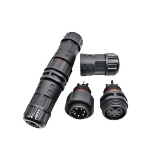 Aohuaカスタマイズ24ピン防水コネクタip68電源信号電気プラグソケット6ピンアセンブリオスメスコネクタ - Product Image 1