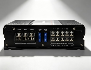 Amplificateur de <span class=keywords><strong>voiture</strong></span> 4 canaux classe D <span class=keywords><strong>1000W</strong></span> de puissance de crête, amplificateur audio de <span class=keywords><strong>voiture</strong></span> stable à 2 ohms avec contrôle de basses et filtre passe-bas (LPF), OEM/ODM disponible - Product Image 5