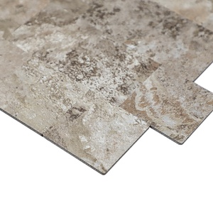 Carreau de mosaïque en marbre de peler et de coller de conception de pierre simulée de couleur brune pour dosseret de cuisine - Product Image 4