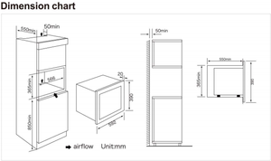 2021 Phong Cách Retro Được Tích Hợp Trong Lò Vi Sóng Trong Lò Vi Sóng Màu Đen - Product Image 3