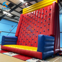 Jeu de sport Mur d'escalade en PVC gonflable pour adultes et enfants Mur de montagne d'escalade gonflable