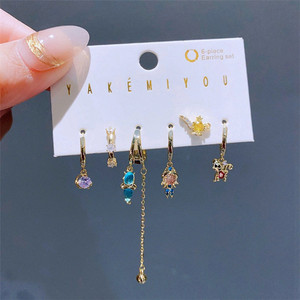 SP Fairy Tale Collection set di <span class=keywords><strong>gioielli</strong></span> eleganti 6 pezzi orecchini a cerchio principessa zircone - Product Image 1