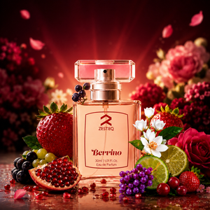ZESTEQ Berrino Sweet Signature Parfum 30 ml Eau de Parfum pour femmes avec un arôme floral fruité longue durée pour un style de vie moderne - Product Image 1