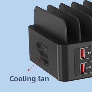 Support de téléphone portable haute puissance 150W avec chargeur USB et 16 ports USB, station de <span class=keywords><strong>charge</strong></span> rapide intelligente - Product Image 3