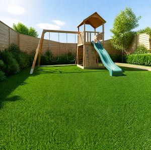 Artificial Grass Mat Synthetic Lawn Outdoor High Simulation Realistic Green Carpet for Garden Patio Decking - Product Image 5