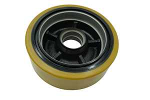 नया लिंडे R14/r16 pu ठोस फोर्कलिफ्ट व्हील 285 एक्स 100 0029902329 1500 किलोग्राम भार क्षमता मूल भागों - Product Image 3