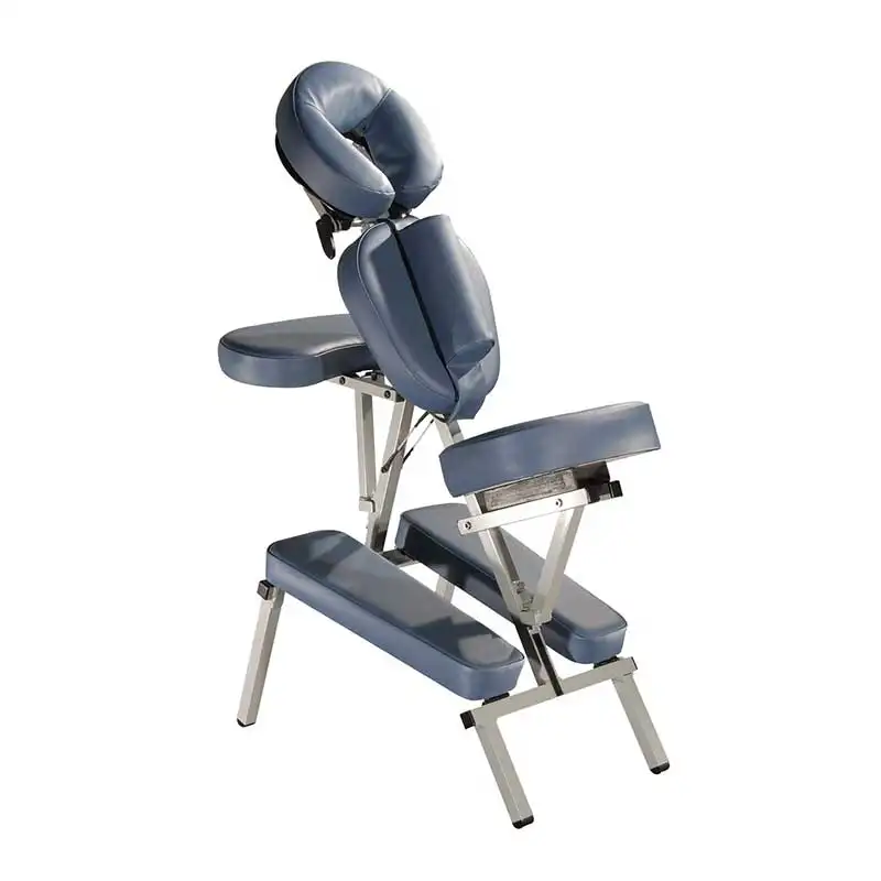 Hi5เก้าอี้นวดพับได้แข็งแรงและน้ำหนักเบา,เก้าอี้นวดพกพาแบบแท่นนวดปรับหน้าได้สำหรับเดินทาง