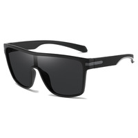 Nouveau modèle transfrontalier populaire auprès des influenceurs : Lunettes de soleil pour femmes, de cyclisme et d'extérieur, à monture carrée large, protection UV400, résistantes au vent