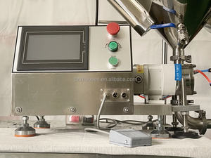 ZOSN Semi Auto Chili Sauce Honey Jar Ketchup Líquido viscoso Rotor rotativo Bomba de lóbulo Máquina de llenado de botellas con tolva de mezcla - Product Image 2