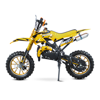Moto tout-terrain pour enfants de 49 cm3 à 2 temps, à essence, démarrage manuel, mini moto cross, refroidissement par air, 25 MPH