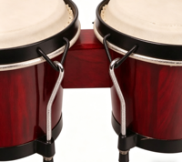 Wholesale Custom Logo Wooden Bongo Drum Kit, Sheepskin Drum Head Hand Percussion for Beginner Student Music Teaching Aid
