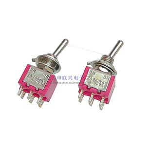 สวิตช์แบบกด Mts 202 6 ขา Dpdt เปิด-ปิด 5a 250vac 16 มม. ขั้วต่อแบบสกรู พลาสติก - Product Image 1