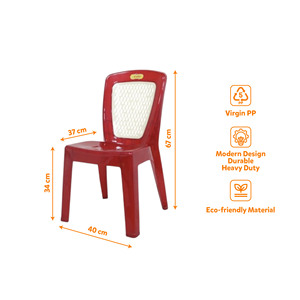 Multi Color PP Plastic Modern <b>Garden</b> <b>Chair</b> <b>Stackable</b> Outdoor Bedroom Side <b>Chair</b> Backrest Lightweight Durable Eco-Friendly - Product Image 4