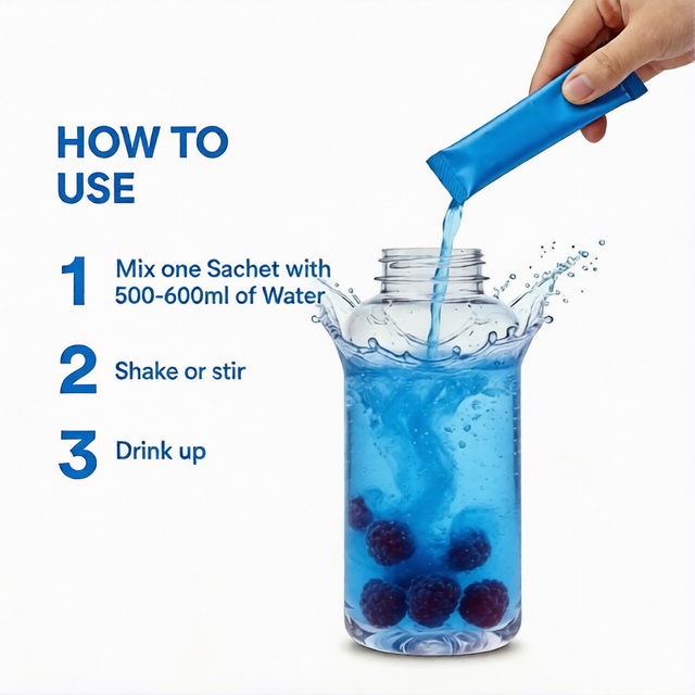 Top Quality OEM Drink Sachets Custom Flavors Daily Hydration Supplement Electrolyte Powder