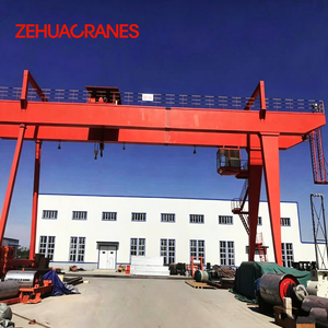 Pont roulant à double poutre européen 5-100T, palan portique extérieur CE ISO VFD anti-oscillation pour le levage de matériaux lourds préfabriqués en portuaire - Product Image 4