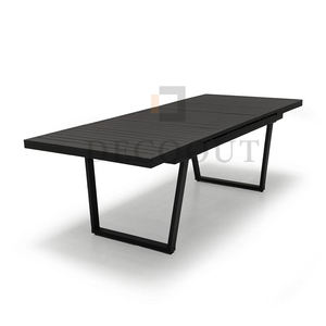 Bán buôn Patio đồ nội thất Set nhôm ban công mở rộng cafe 8 Stackable đồ nội thất ngoài trời Bàn và ghế - Product Image 6