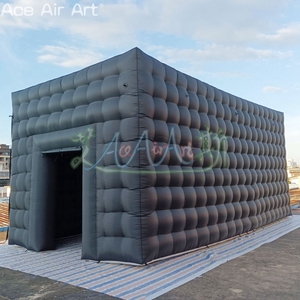 Tente carrée personnalisable 8mL * 4mW * 3.6mH, grande tente de cinéma noire pour expositions commerciales, projections de films - Product Image 2