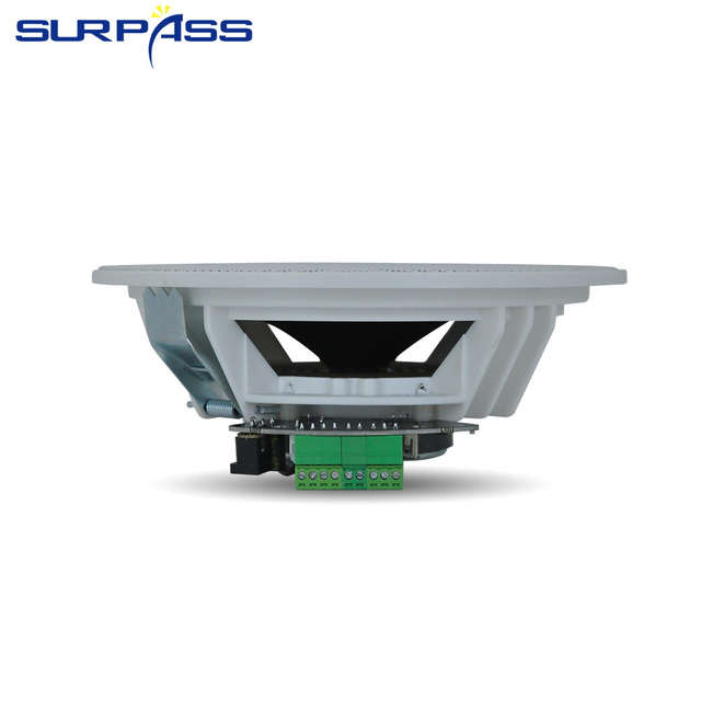 BT6202 4CH Class D Bluetooth5.1 Amplifier Kit 6.5Inch 8Ohm in Ceiling Speaker 4x20W RMS Home Background Audio System