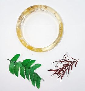 Bracelets en résine colorés et élégants, motifs floraux modelés à la main, pour la mode traditionnelle et contemporaine, Saint-Valentin/Fête des Mères, artisanat économique - Product Image 3
